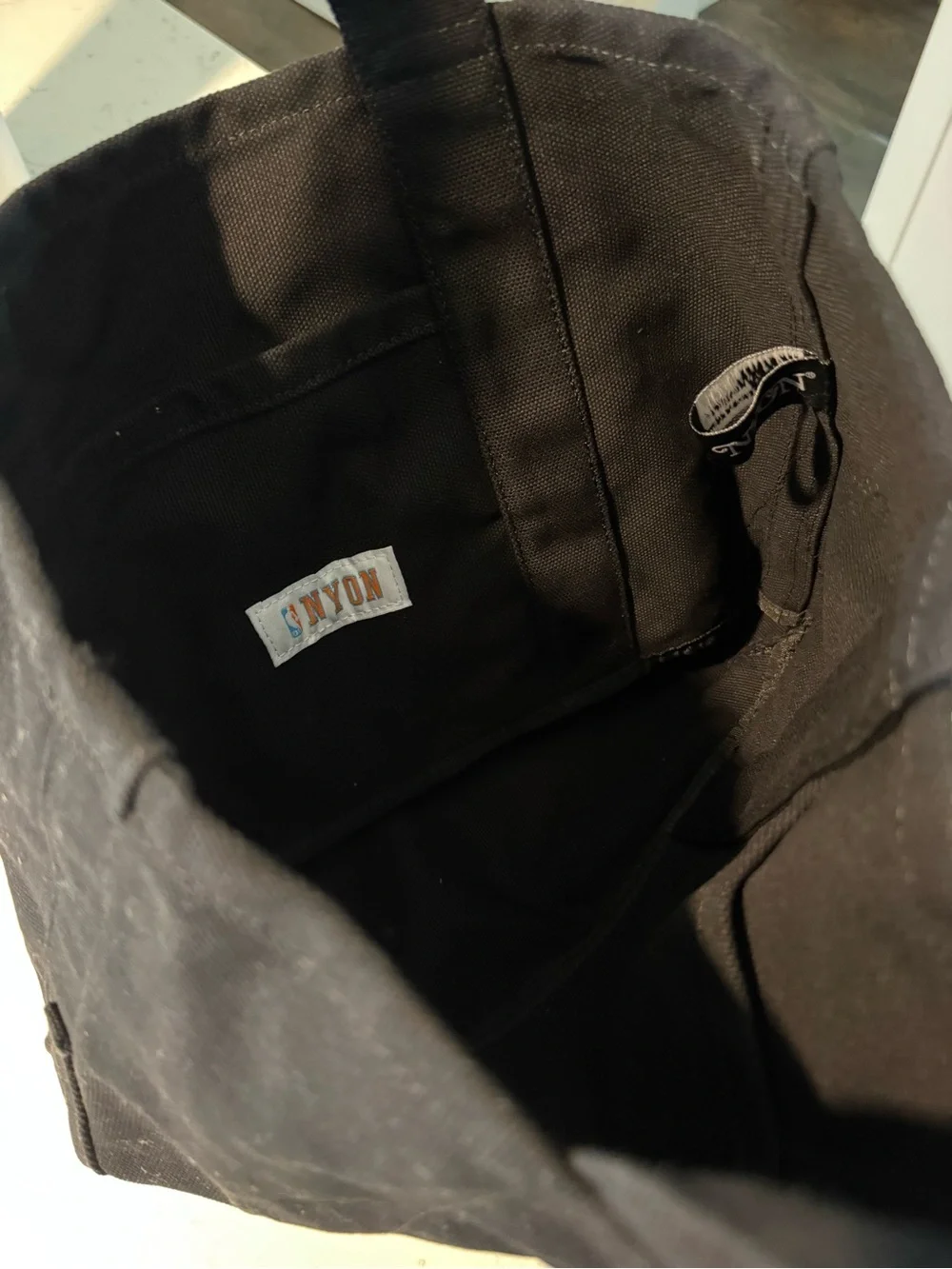 New York Knick - Black Canvas Tote